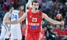 Ο Μάριο Χεζόνια της Κροατίας πανηγυρίζει κόντρα στην Ελλάδα για τη φάση των ομίλων του EuroBasket 2015 στην 'Αρένα Ζάγκρεμπ', Ζάγκρεμπ | Κυριακή 6 Σεπτεμβρίου 2015