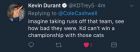 Η επική γκάφα του Ντουράντ στο twitter και τα οργισμένα σχόλια για την Θάντερ