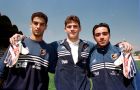 Ζεράρ, Κασίγιας και Τσάβι στην προετοιμασία της Εθνικής Ισπανίας U20 για το Μουντιάλ του 1999.