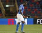 Italy's Mario Balotelli leaves the field as he is substituted during the UEFA Nations League soccer match between Italy and Poland at Dall'Ara stadium in Bologna, Italy, Friday, Sept. 7, 2018. (AP Photo/Antonio Calanni)