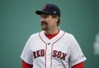 Former Boston Red Sox's Wade Boggs before a Red Sox alumni baseball game, Sunday, May 27, 2018, in Boston. (AP Photo/Michael Dwyer)