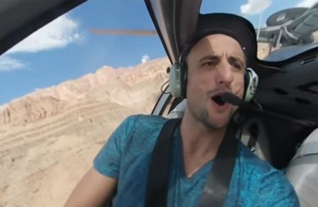 VIDEO: Ο Τζινόμπιλι στο ελικόπτερο 