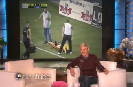 Το VIDEO με τους τραυματιοφορείς στην εκπομπή της Ellen DeGeneres