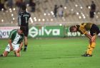 Ο Ανδρέας Λαγωνικάκης αμέσως μετά τη μεγάλη χαμένη ευκαιρία του στις καθυστερήσεις του επεισοδιακού 0-0 με την ΑΕΚ τον Μάη του 1999