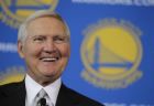 Jerry West, smiles after being introduced as a new member of the Golden State Warriors basketball club's Executive Board, during a news conference in San Francisco, Tuesday, May 24, 2011. West, 72, will assist the Warriors ownership group and represent the organization in a wide variety of team-related functions in his role with the club. The position will encompass various areas and responsibilities, ranging from basketball operations to business, sponsorship and marketing endeavors. (AP Photo/Eric Risberg)
