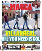 Φοβερό πρωτοσέλιδο της "Marca" για τη Βιγιαρεάλ