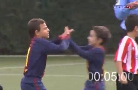 Γκολ 9χρονου της Μπαρτσελόνα σε 5 δευτερόλεπτα