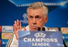 FILE - In this Tuesday, Sept. 26, 2017 file photo, Bayern Munich's coach Carlo Ancelotti gestures during a media conference at Parc des Prince stadium ahead of their Champions League soccer match against Paris Saint Germain in Paris. Arsenal is looking for a new manager for the first time this century after Arsene Wenger on Friday, April 20, 2018 announced his decision to leave his role at the end of this season. Whenever a vacancy arises at a top European club, Ancelottis name is mentioned - and for good reason. The 58-year-old Italian has won league titles in four different countries - Italy, England, France and Germany - and won the Champions League with AC Milan and Real Madrid. (AP Photo/Michel Euler, file)