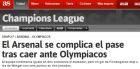 Ο ξένος Τύπος για το θρίαμβο του Ολυμπιακού επί της Άρσεναλ