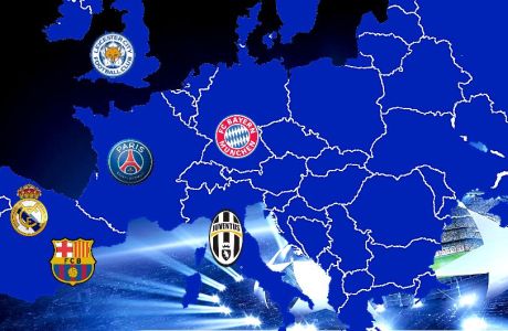 Ο χάρτης του Champions League: Οι 32 και τα γκρουπ δυναμικότητας