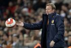 FILE - In this Sunday March 23, 2008 file photo, Valencia's coach Ronald Koeman, from the Netherlands, returns a ball during the match against Real Madrid at the Santiago Bernabeu stadium in Madrid. Southampton has hired former Dutch defender Ronald Koeman as its new manager. Koeman signed a three-year deal at the Premier League club on Monday June 16, 2014. (AP Photo/Victor R. Caivano, File)