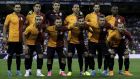 MADRID, SPAIN - AUGUST 18:  Galatasaray line up prior to start the Santiago Bernabeu Trophy match between Real Madrid CF and Galatasaray  at Estadio Santiago Bernabeu on August 18, 2015 in Madrid, Spain.  (Photo by Gonzalo Arroyo Moreno/Getty Images)