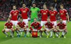 Football - Manchester United v Club Brugge - UEFA Champions League Qualifying Play-Off First Leg - Old Trafford, Manchester, England - 18/8/15
Manchester United team group before the match
Action Images via Reuters / Jason Cairnduff
Livepic
EDITORIAL USE ONLY.