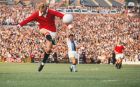Mandatory Credit: Photo by Colorsport/REX (3148530a)
 Football - 1971 / 1972 First Division - Crystal Palace 1 Manchester United 3 United's Denis Law shoots at Selhurst Park C Palace 1 Man Utd 3
 Sport
 
