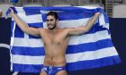 Ο Μάριος Καπότσης της Εθνικής Ελλάδας πανηγυρίζει τη νίκη επί της Ουγγαρίας στα ημιτελικά του τουρνουά πόλο ανδρών των Ολυμπιακών Αγώνων 2020, Τόκιο | Παρασκευή 6 Αυγούστου 2021