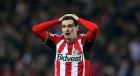FILE - In this Friday, Dec. 26, 2014 file photo, Sunderland's Adam Johnson gestures during the English Premier League soccer match between Sunderland and Hull City at the Stadium of Light, Sunderland, England. Police say Thursday April 23, 2015, Sunderland winger Adam Johnson has been charged with three offenses of sexual activity with a girl aged 15 and one of grooming. (AP Photo/Scott Heppell, File)