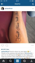 O Ρίισε "χτύπησε" τατουάζ της Λίβερπουλ