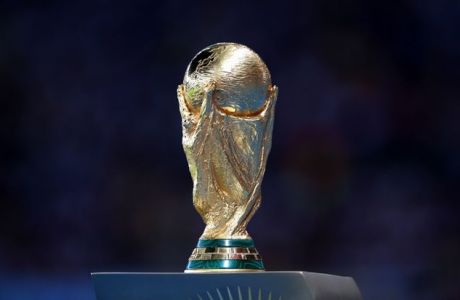 RIO DE JANEIRO, BRAZIL - JULY 13:  The World Cup trophy is seen during the 2014 FIFA World Cup Brazil Final match between Germany and Argentina at Maracana on July 13, 2014 in Rio de Janeiro, Brazil.  (Photo by Friedemann Vogel - FIFA/FIFA via Getty Images)