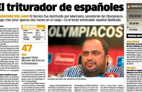 Marca: "Μαρινάκης ο "εξολοθρευτής" των Ισπανών"