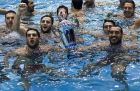 08/05/2017 Olympiacos Vs Vouliagmeni for Water Polo Men's championship 3rd final season 2016-17, in Olympiacos Stadium in Piraeus - Greece

Photo by: Andreas Papakonstantinou / Tourette Photography