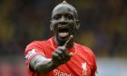 FILE- In this file photo dated Sunday, Dec. 20, 2015, Liverpool's Mamadou Sakho during the English Premier League soccer match against Watford at Vicarage Road stadium in Watford, England. It has been announced Saturday April 23 2016. Sakho is being investigated by UEFA over failed drugs test after last months Europa League game against Manchester United. (AP Photo/Matt Dunham, FILE) 
