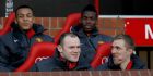Football - Manchester United v Crawley Town - FA Cup Fifth Round - Old Trafford - 10/11 - 19/2/11 (L-R) - Joshua King, Wayne Rooney, Paul Pogba and Darren Fletcher - Manchester United substitutes Mandatory Credit: Action Images / Jason Cairnduff 
