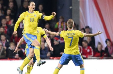 Ο Ιμπραχίμοβιτς έστειλε στο Euro τη Σουηδία, πρόκριση και για Ουκρανία