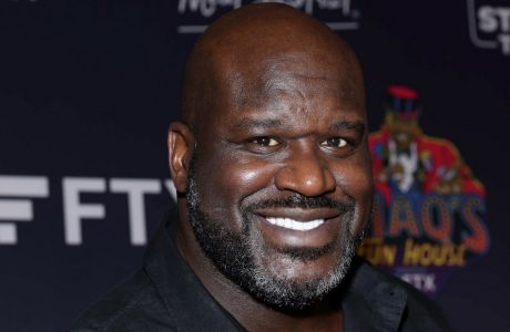 Host Shaquille O'Neal attends Shaq's Fun House on Friday, Feb. 11, 2022, at the Shrine Auditorium and Expo Hall in Los Angeles. (Photo by Mark Von Holden/Invision/AP)