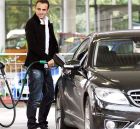 Oct 25, 2008; Manchester, England; Dimitar Berbatov Sighting - Cheshire.Manchester United player Dimitar Berbatov is spotted filling up his car with petrol near his home in Cheshire. URN:6487860.  Mandatory Credit: Photo by Eamonn and James Clarke/EMPICS Entertainment/KEYSTONE Press 