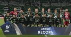 Brazil's Chapecoense players pose for a photo before the Recopa Sudamericana final soccer match against Colombia's Atletico Nacional in Medellin, Colombia, Wednesday, May 10, 2017. (AP Photo/Luis Benavides)