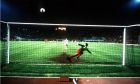 Ο Γκρατσιάνι έχει στείλει τη μπάλα στο οριζόντιο δοκάρι του Γκρόμπελαρ, αστοχώντας στο κρίσιμο πέναλτι της Ρόμα (30/5/1984)