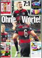 Τα πρωτοσέλιδα όλου του κόσμου για το Βραζιλία-Γερμανία 1-7!