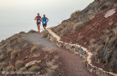 Running photo @ Santorini Experience