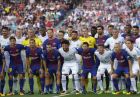 FC Barcelona and Chapecoense players pose for a picture prior of the Joan Gamper trophy friendly soccer match between FC Barcelona and Chapecoense at the Camp Nou stadium in Barcelona, Spain, Monday, Aug. 7, 2017. (AP Photo/Manu Fernandez)