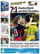 Τα πρωτοσέλιδα όλου του κόσμου για το Βραζιλία-Γερμανία 1-7!