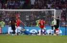 Croatia's Ivan Perisic, right, tries to score during the quarterfinal match between Russia and Croatia at the 2018 soccer World Cup in the Fisht Stadium, in Sochi, Russia, Saturday, July 7, 2018. (AP Photo/Manu Fernandez)