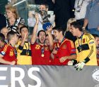 Ίσκο και Μοράτα πανηγυρίζουν την κατάκτηση του EURO U21 (2013).