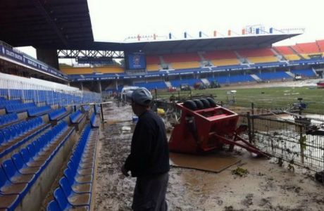 Βιβλική καταστροφή στο γήπεδο της Μονπελιέ (PHOTOS)