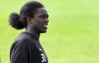 Newcastle United's Nile Ranger, is seen during a training session at the club's training ground in Benton, Newcastle, England, Monday April 18, 2011. Newcastle will play Manchester United in a Premier League match on Tuesday. (AP Photo/Scott Heppell)