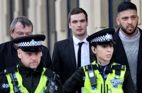 Former Sunderland footballer Adam Johnson (C) leaves Bradford Crown Court in Bradford, northern England, on March 1, 2016. 
Former Manchester City and Sunderland star Johnson on Febraury 29, 2016,  admitted one count of sexual activity with a child and another of meeting a child following grooming. The 28-year-old denies two counts of sexual activity with the girl, who was 15 years old at the time of the alleged incident.


 / AFP / PAUL ELLIS        (Photo credit should read PAUL ELLIS/AFP/Getty Images)