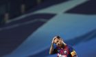 Ο Λιονέλ Μέσι της Μπαρτσελόνα σε στιγμιότυπο της αναμέτρησης με την Μπάγερν για τα προημιτελικά του Champions League 2019-2020 στο 'Λουζ' της Λισαβόνας | Παρασκευή 14 Αυγούστου 2020
