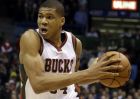 Milwaukee Bucks' Giannis Antetokounmpo drives to the basket during an NBA basketball game against the Charlotte Hornets Wednesday, Dec. 24, 2014, in Milwaukee. (AP Photo/Aaron Gash) 