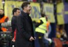 Atletico de Madrid's coach Diego Simeone shouts from the sidelines during the Spanish La Liga soccer match between Villarreal and Atletico de Madrid at the ceramica stadium in Villarreal, Spain, Sunday, March 18, 2018. (AP Photo/Alberto Saiz)