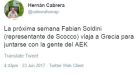 Αργεντινός δημοσιογράφος "έστειλε" τον Σκόκο στην ΑΕΚ, αλλά...