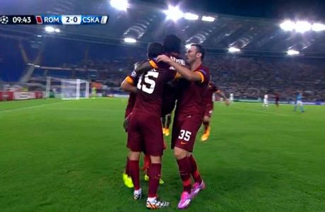 Τα πέντε γκολ της Ρόμα (VIDEOS)