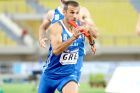 Ο Περικλής Ιακωβάκης σε στιγμιότυπο του αγώνα των 4Χ400μ. στο Ευρωπαϊκό Πρωτάθλημα Εθνικών Ομάδων 2015 στο Παγκρήτειο, Ηράκλειο, Κυριακή 21 Ιουνίου 2015