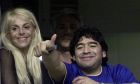 Με την Κλαούντια Βιγιαφάνε, από αγώνα στο Μπουένος Άιρες τον Σεπτέμβρη του 2000