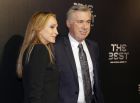 Soccer coach Carlo Ancelotti and his wife Barrena McClay arrive to attend the The Best FIFA 2017 Awards at the Palladium Theatre in London, Monday, Oct. 23, 2017. (AP Photo/Alastair Grant)