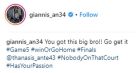 Στηρίζει Παναθηναϊκό ο Giannis!