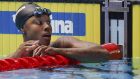Η Αμερικανίδα κολυμβήτρια Σιμόν Μάνιουελ μετά από τη νίκη της στα 50μ. ελεύθερο στο Παγκόσμιο Πρωτάθλημα της Γκουάνγκτζου, Νότια Κορέα, Σάββατο 27 Ιουλίου 2019